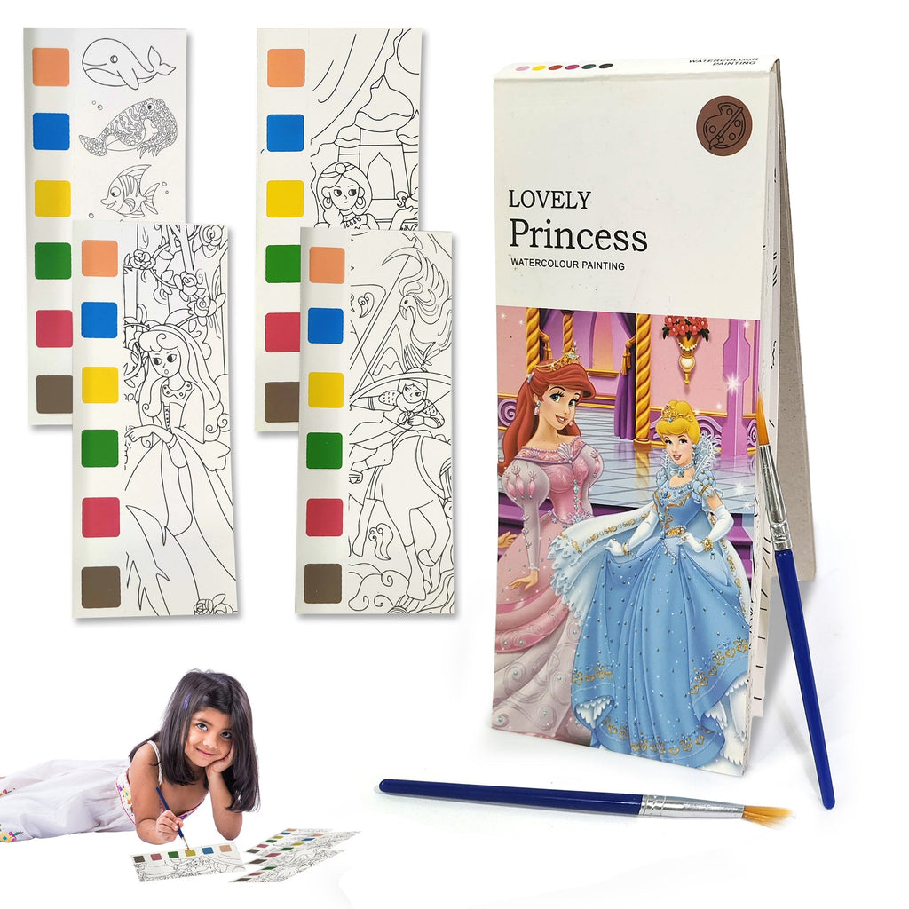 Kids Mini Painting Book – Barbie Theme
