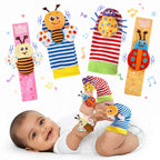 Baby Sensory Rattle Socks Set
