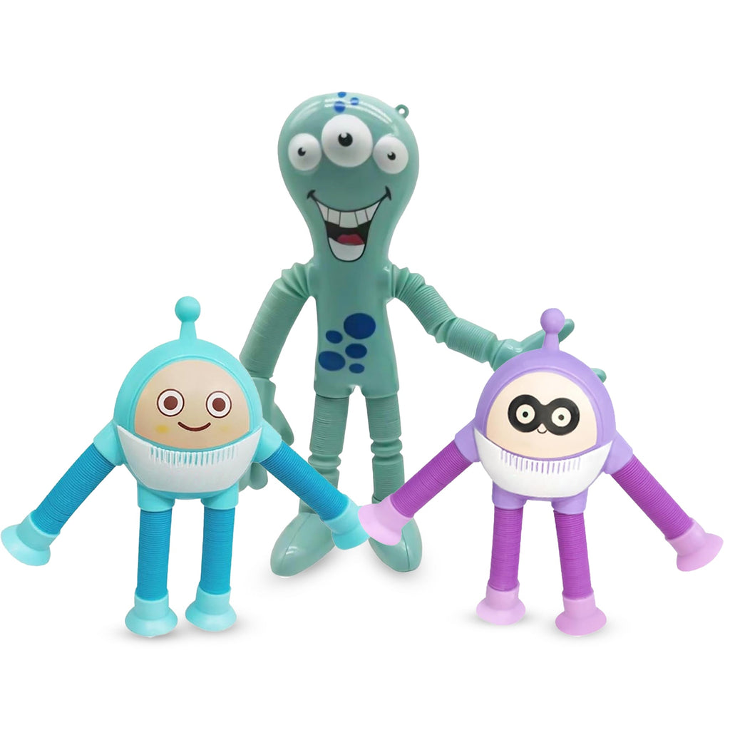 Cartoon Egg Telescopic Toy