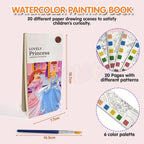 Kids Mini Painting Book – Barbie Theme