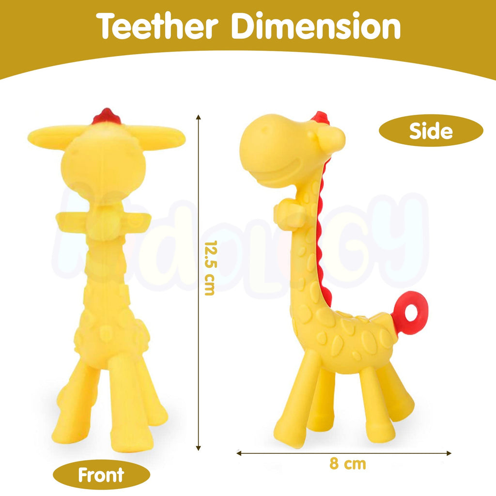 Giraffe Shaped Teether Baby Toy