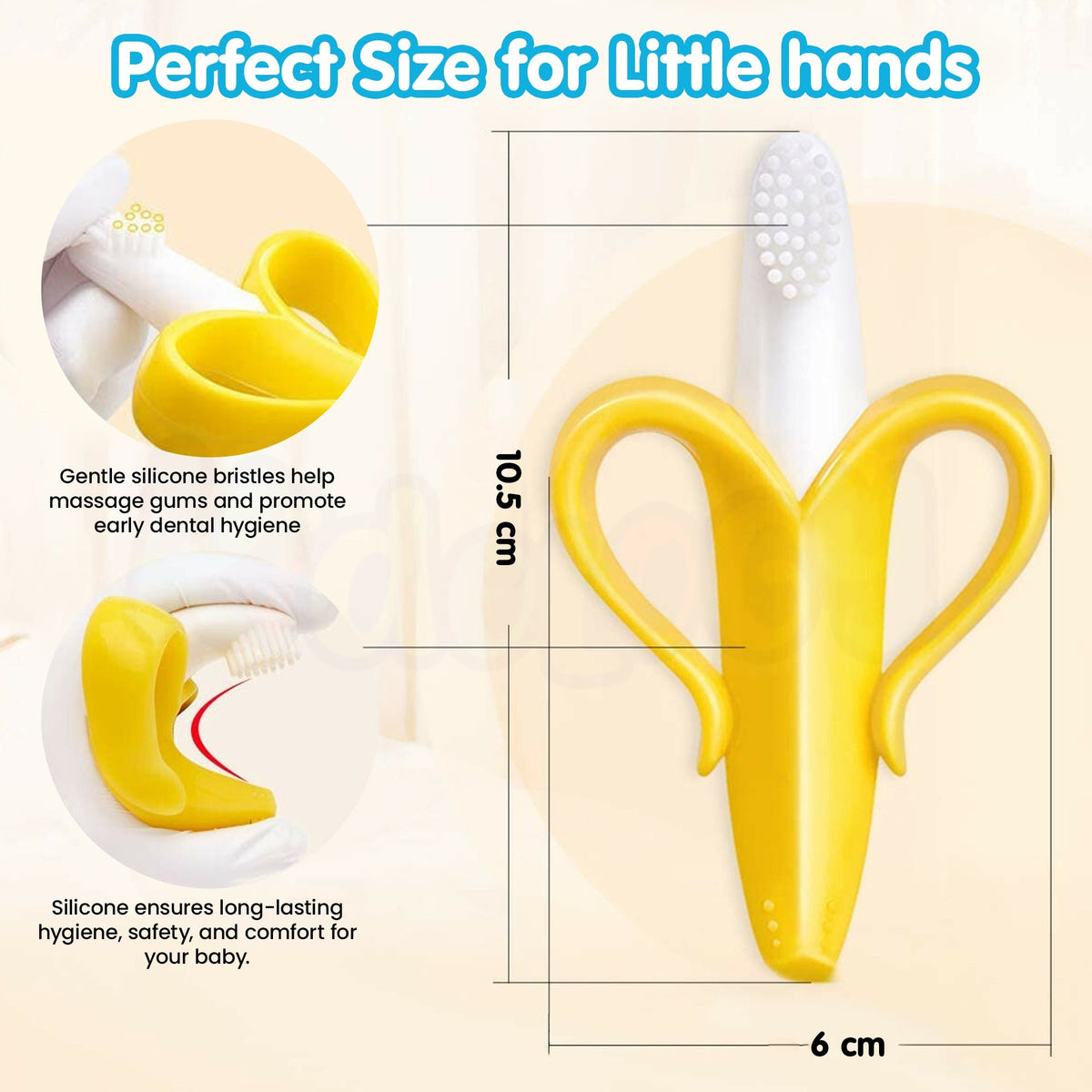 Banana Shaped Teether Baby Toy