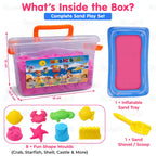 Kids Kinetic Sand Box with Shape Mold Model