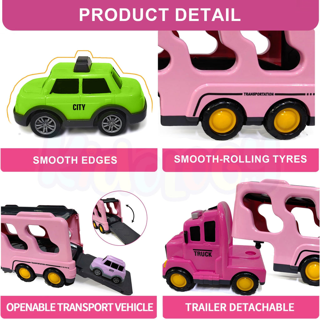 5-in-1 Friction-Powered Truck Toy