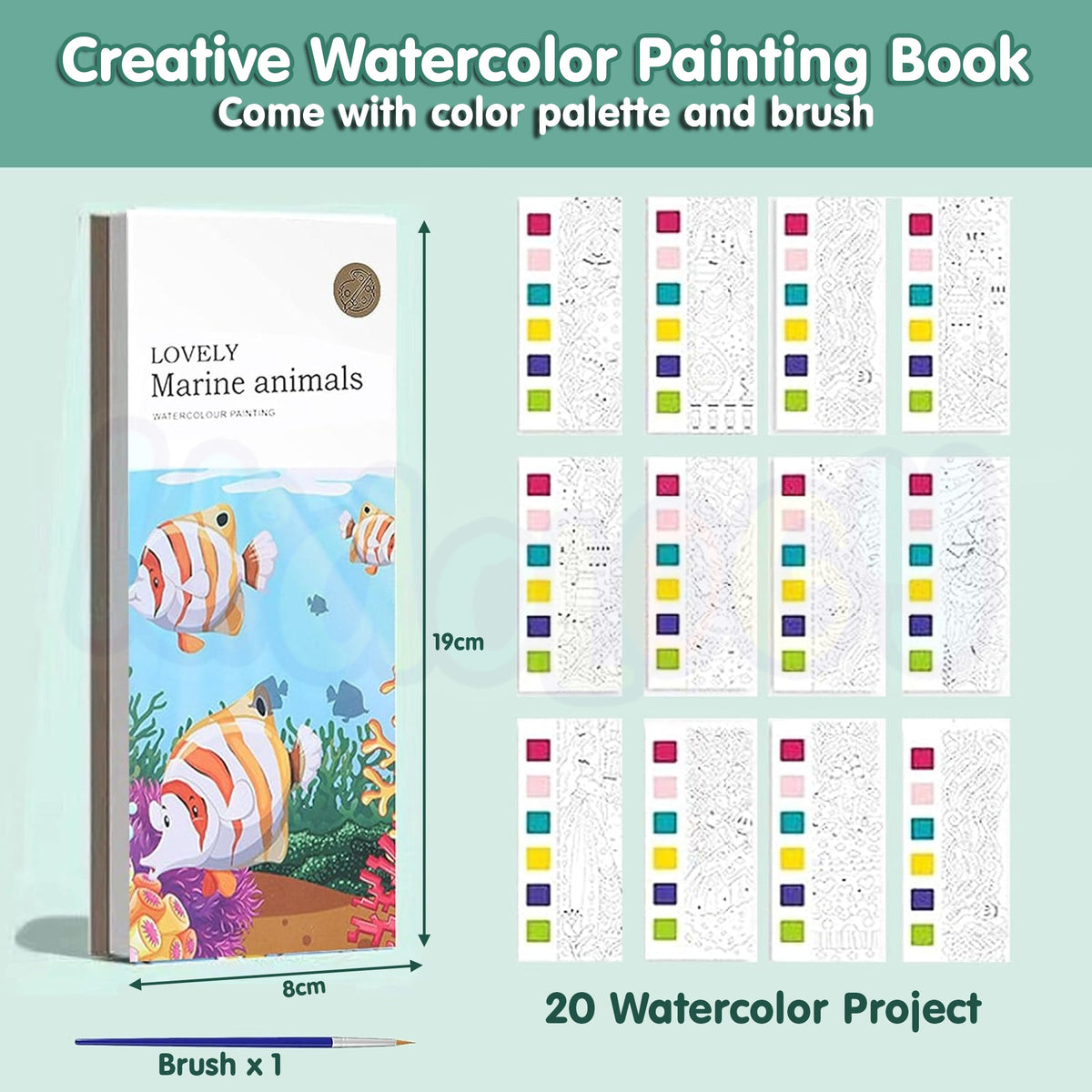 Watercolor Painting Book