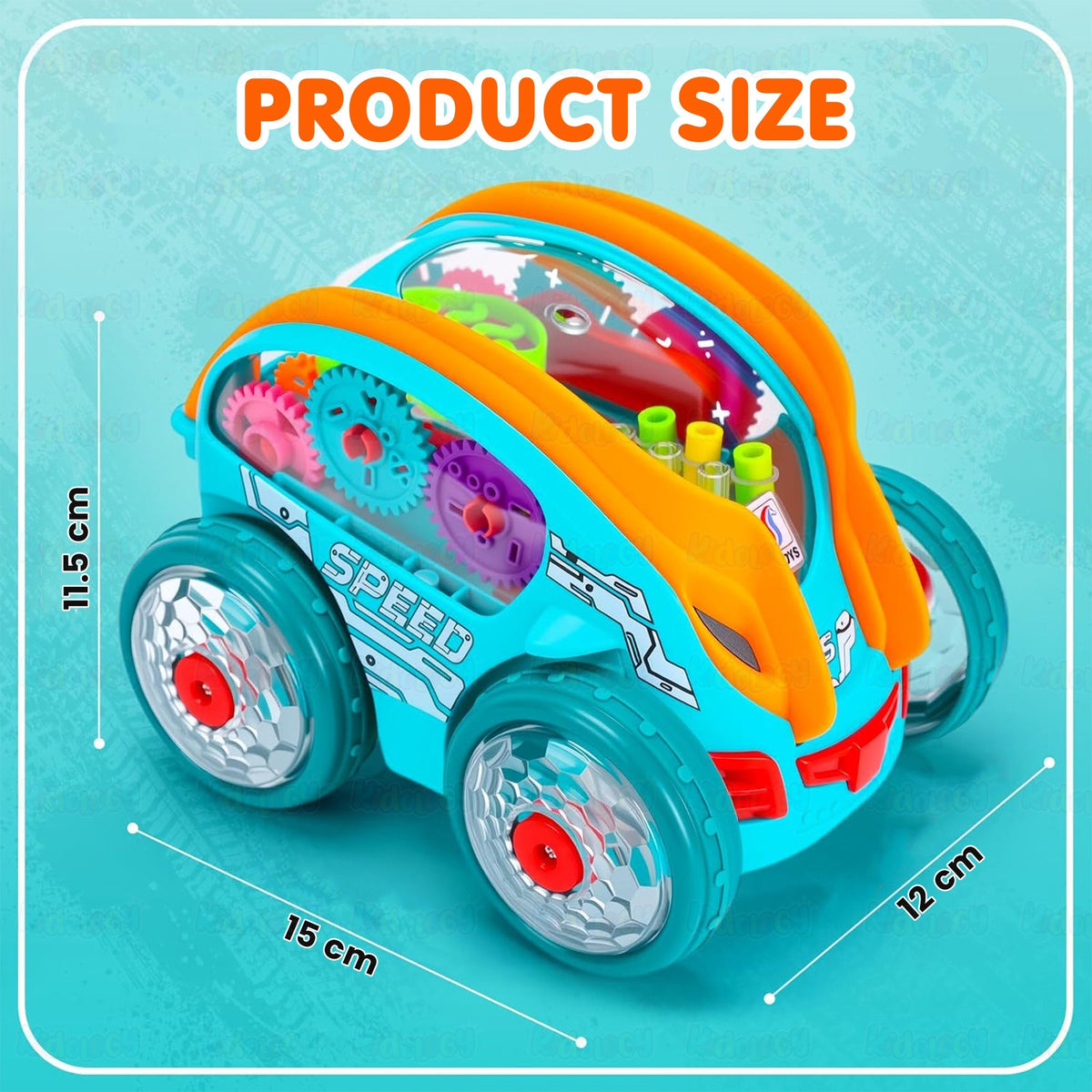 Speedlite Dynamic Gear-Powered Car