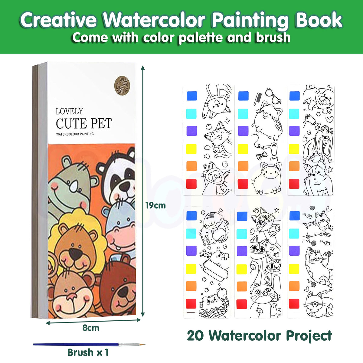 Watercolor Painting Book
