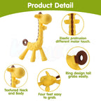 Giraffe Shaped Teether Baby Toy