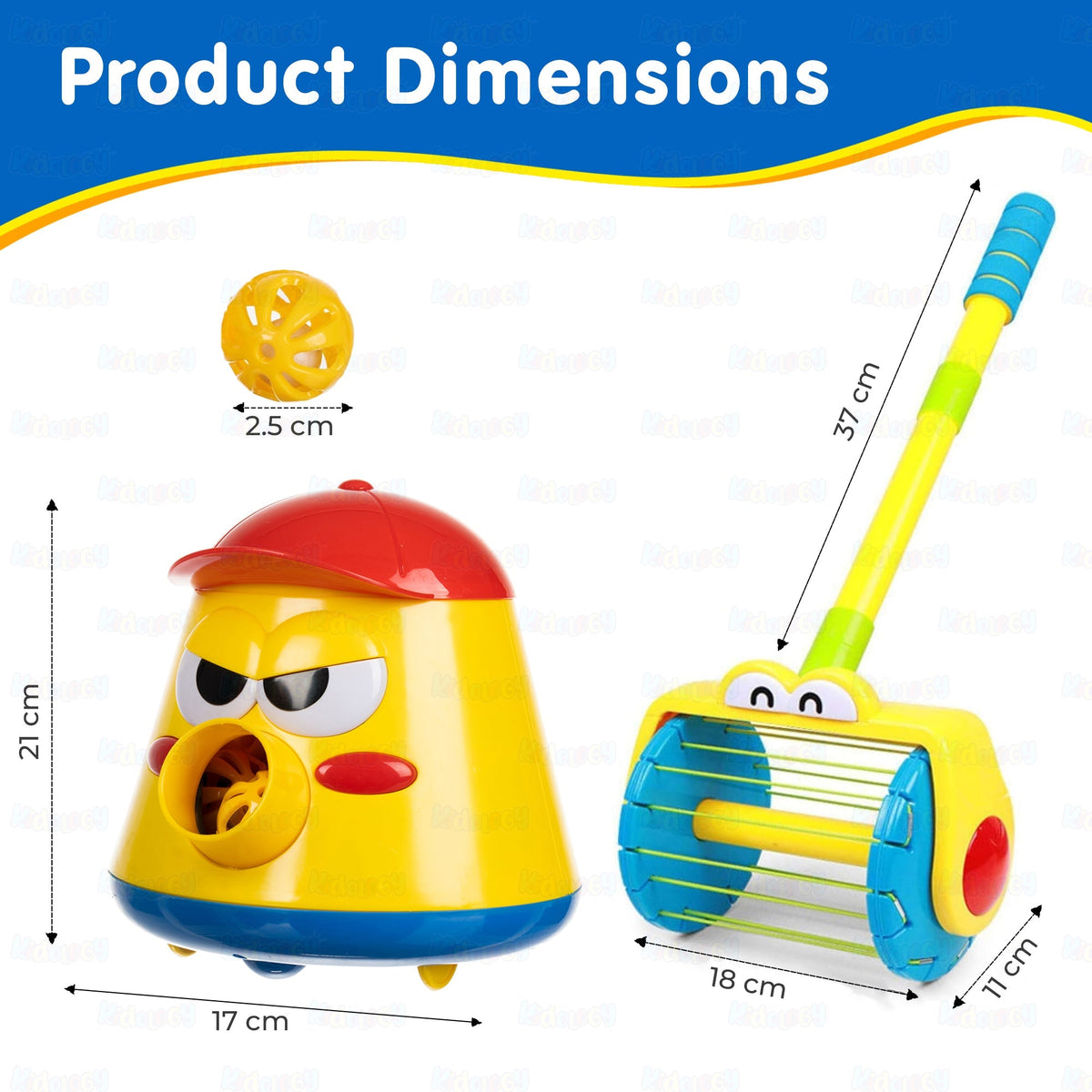 Kid's Ball Shooting Pot and Vacuum Cleaner