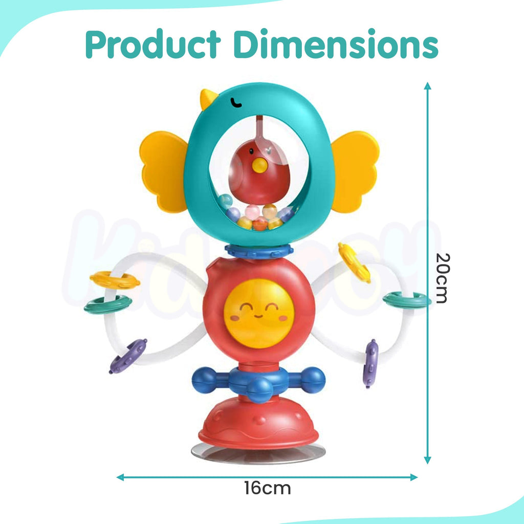 Twist & Rattle Teething Ring Toy