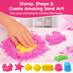 Kids Kinetic Sand Box with Shape Mold Model