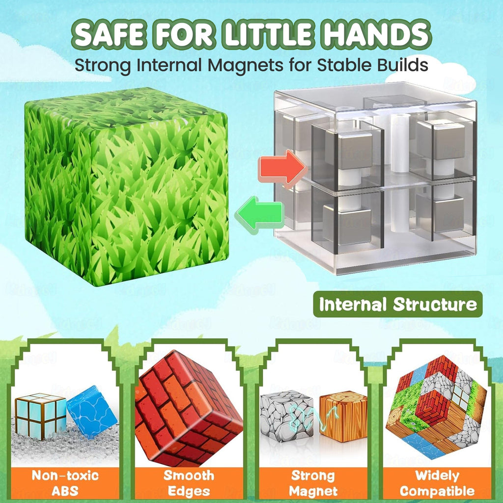 Magnetic Creative Builder Blocks (75 Cubes)