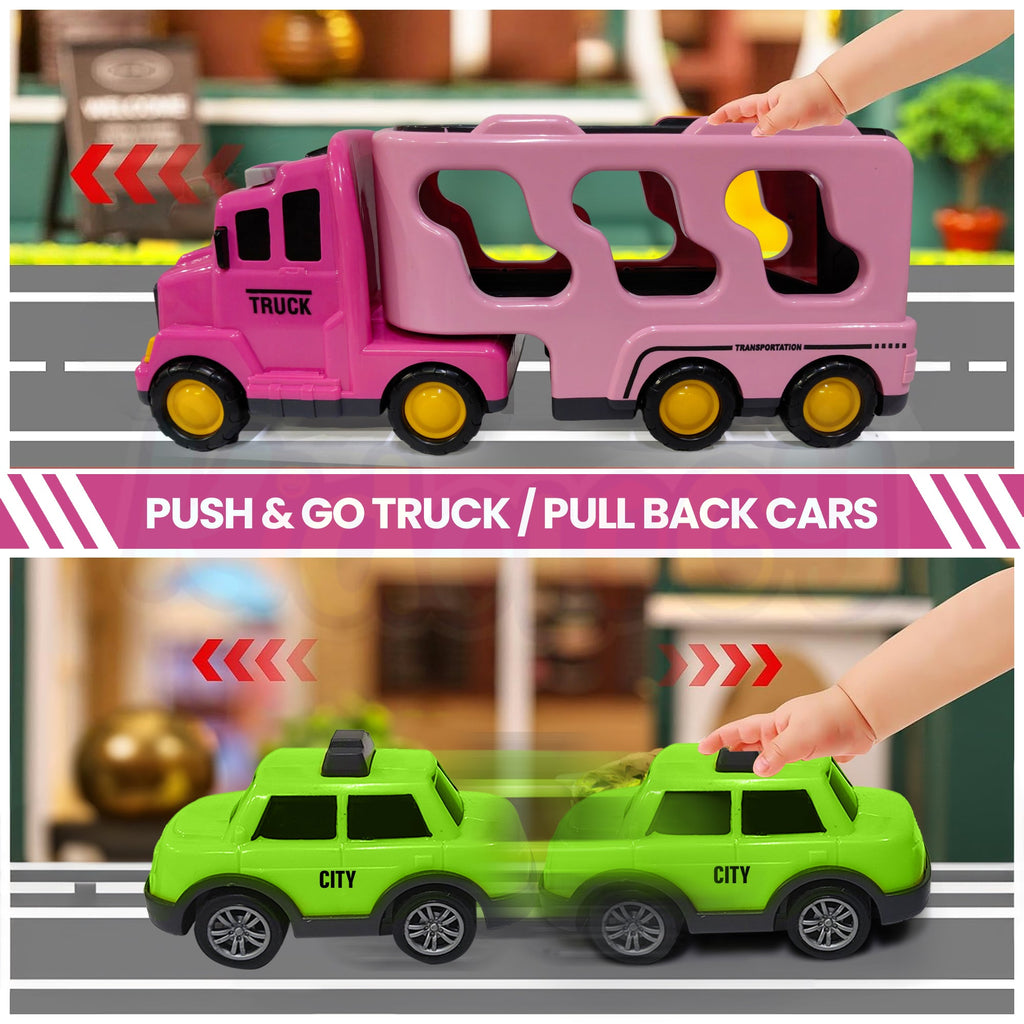 5-in-1 Friction-Powered Truck Toy