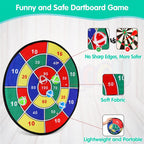 Dart Board with 12 Sticky Balls Game Set
