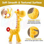 Giraffe Shaped Teether Baby Toy