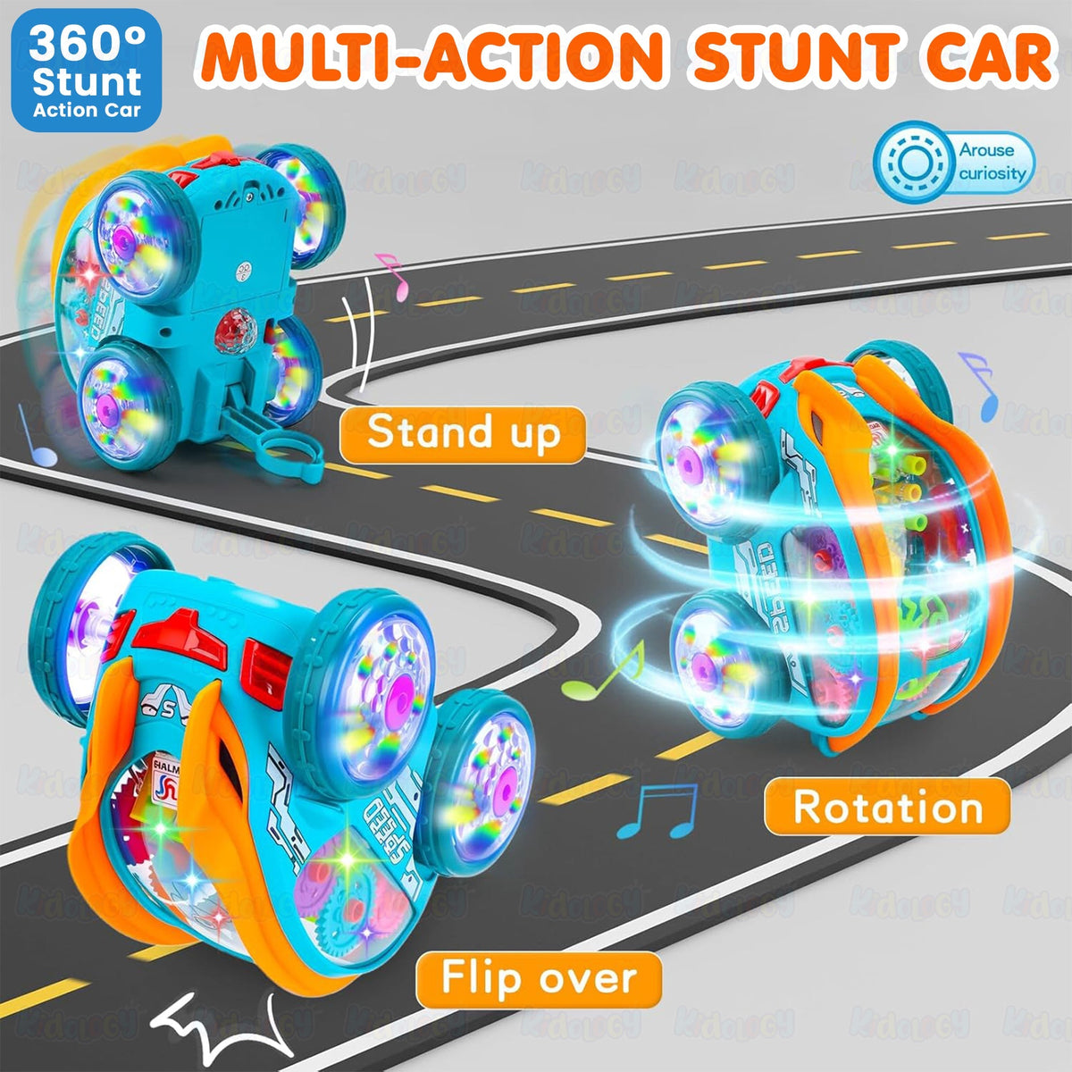 Speedlite Dynamic Gear-Powered Car
