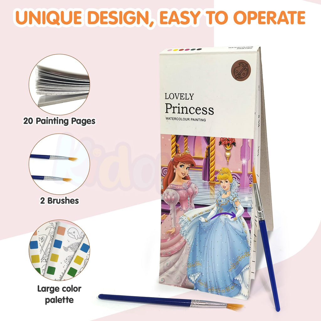 Kids Mini Painting Book – Barbie Theme