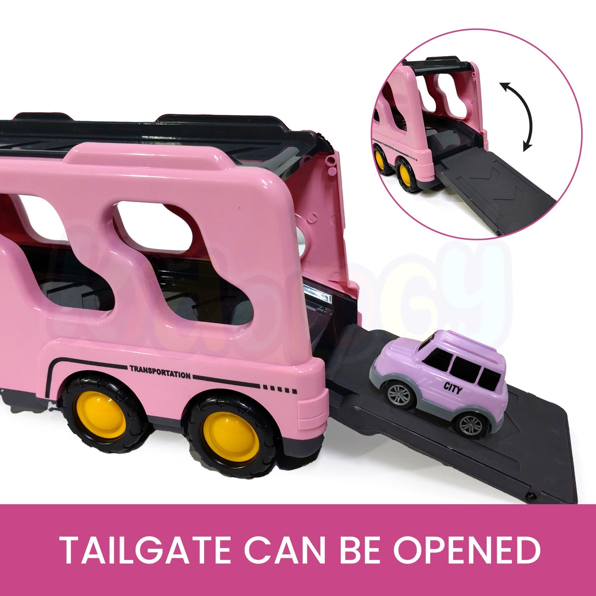 5-in-1 Friction-Powered Truck Toy