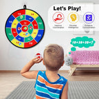 Dart Board with 12 Sticky Balls Game Set