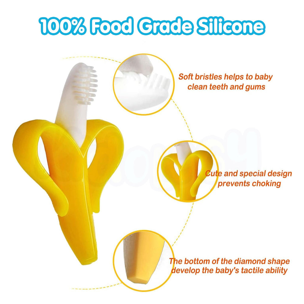Banana Shaped Teether Baby Toy