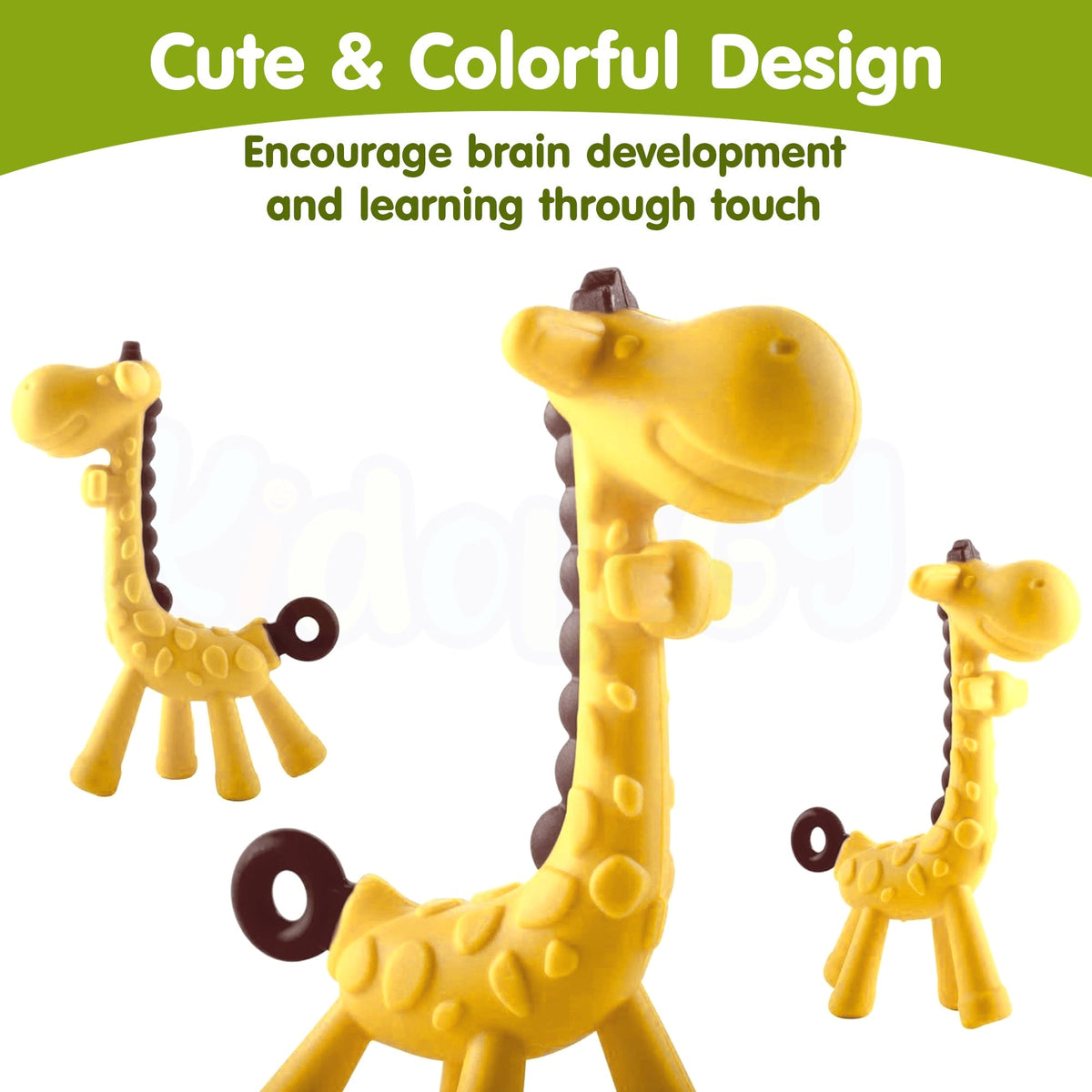 Giraffe Shaped Teether Baby Toy