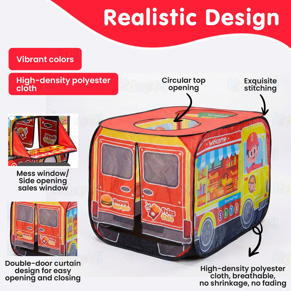 Pop-Up Tent House For Kids