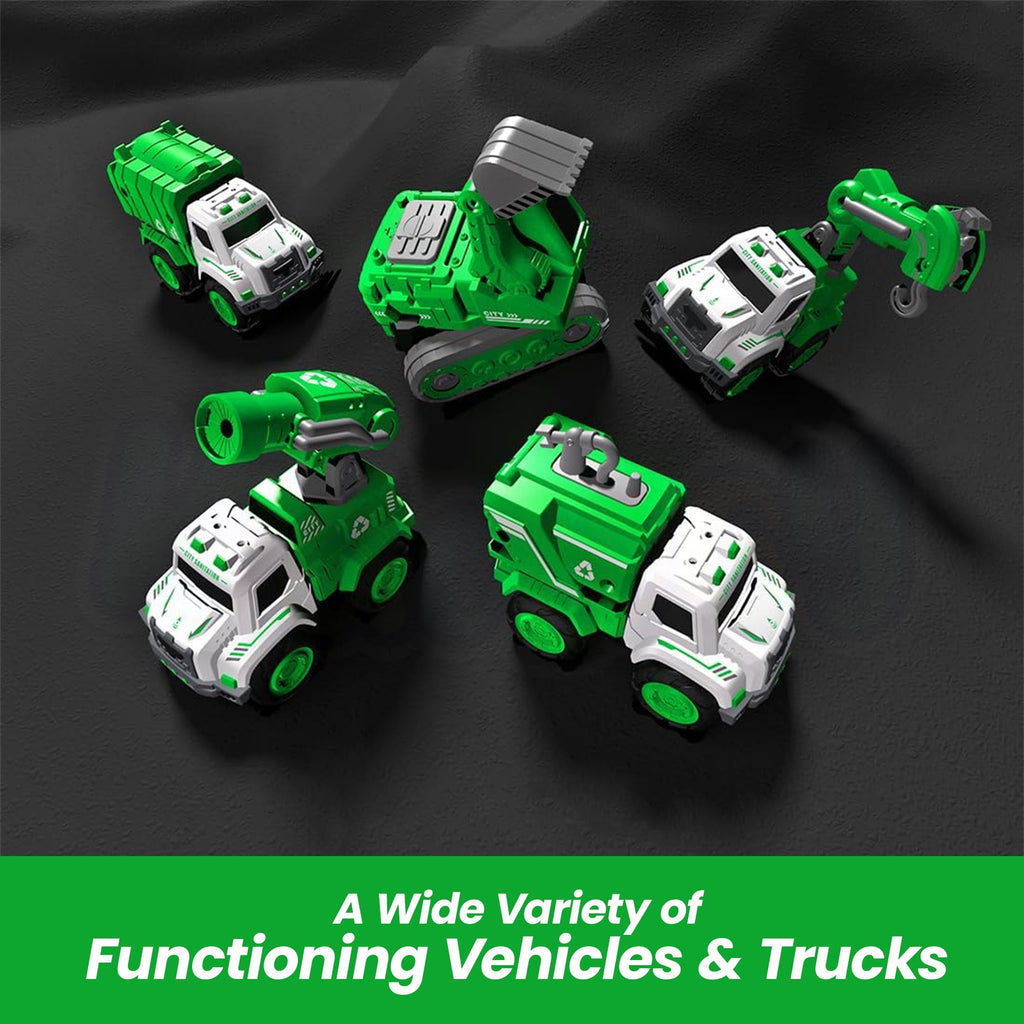 5-in-1 Transforming Robot Set
