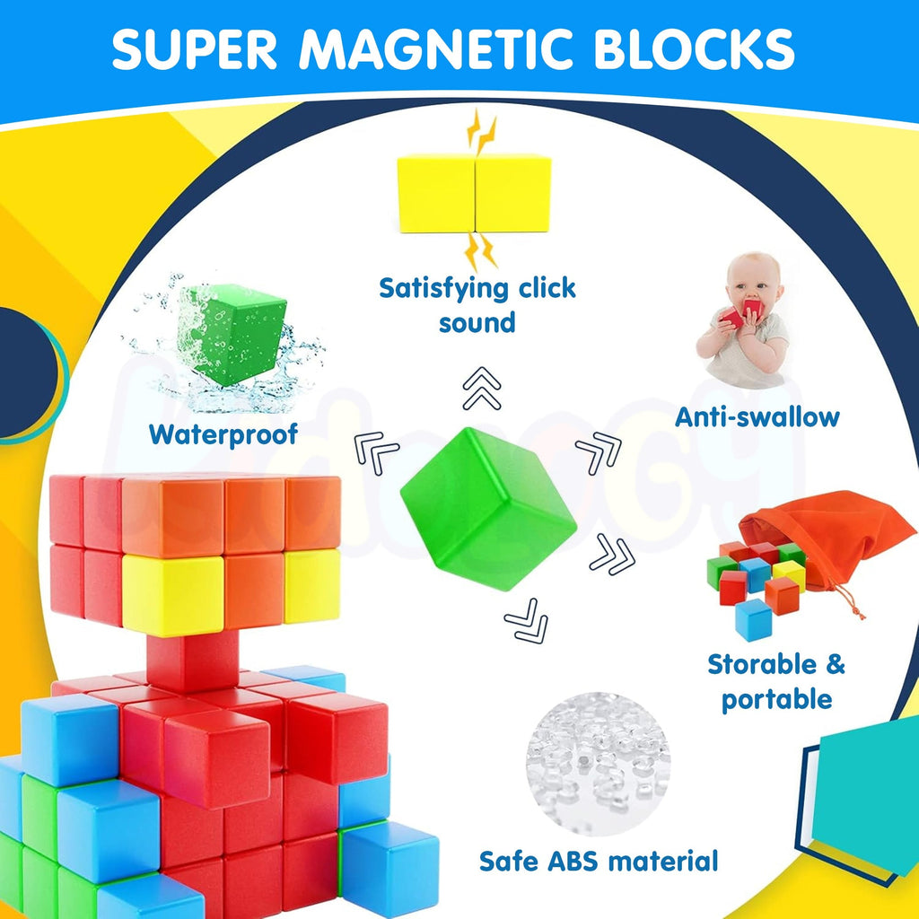 Magnetic Building Blocks Set ( 32 Pcs )