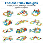 DIY Rapid Variety Car Racing Track with Electric Car Toys