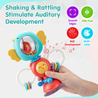 Twist & Rattle Teething Ring Toy