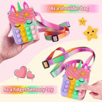 Unicorn Pop It Sling Bag for Kids