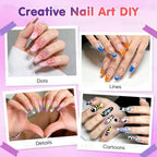 DIY Nail Art Pen (Set of 12Pcs)