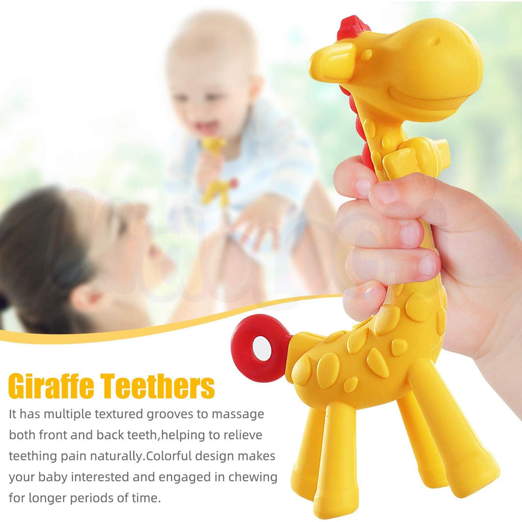 Giraffe Shaped Teether Baby Toy