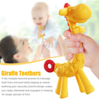 Giraffe Shaped Teether Baby Toy