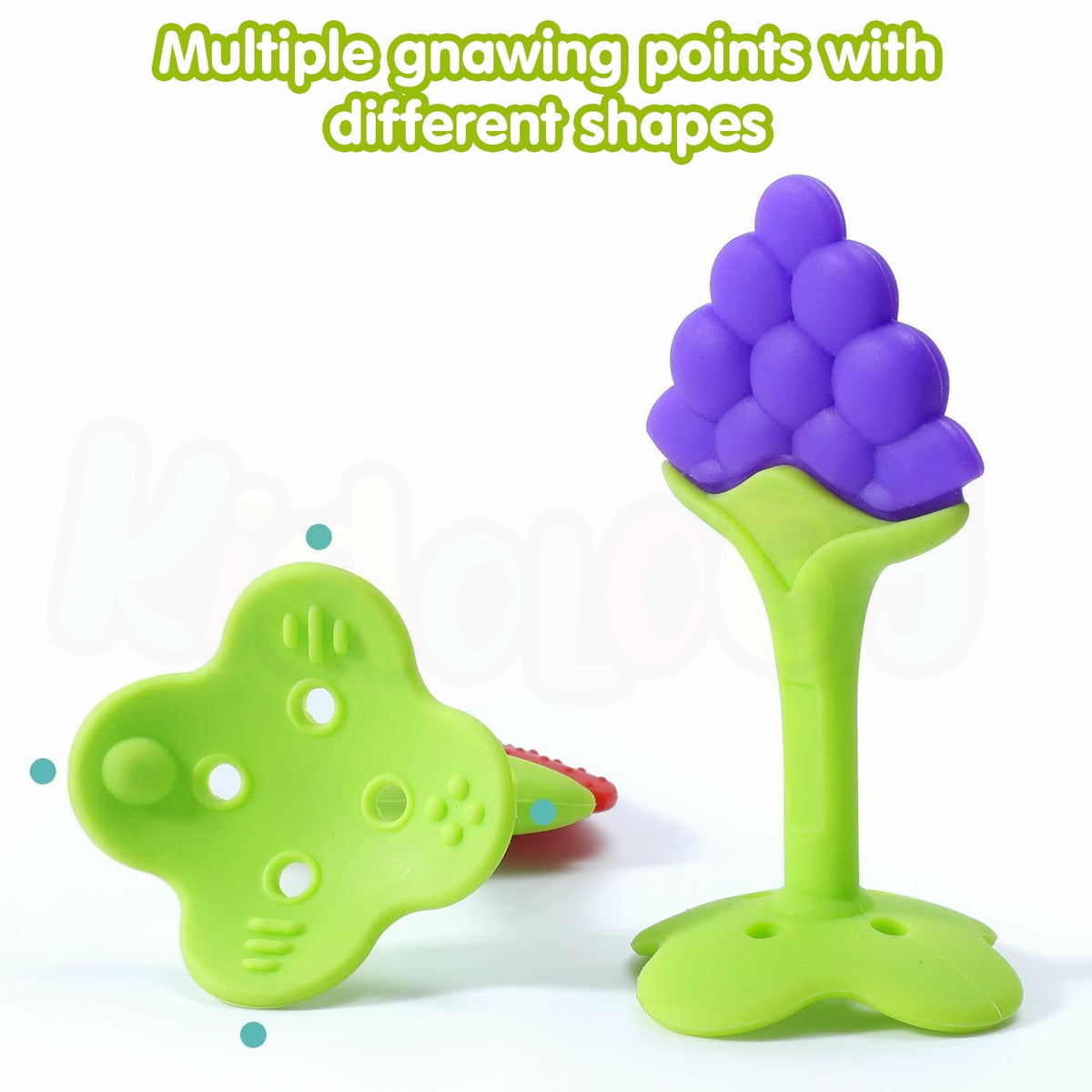 Fruits Shaped Teether Toys – Pack of 5
