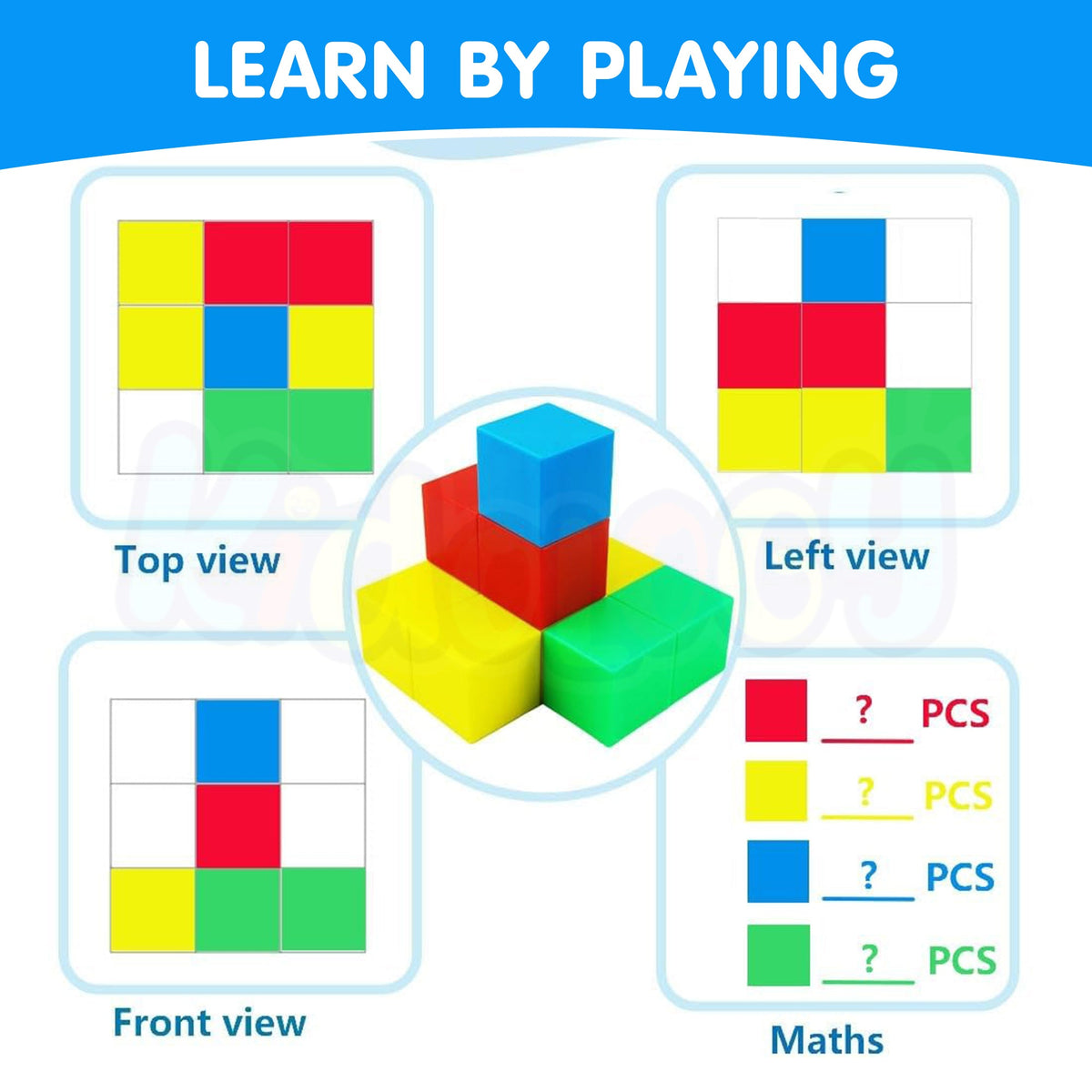 Magnetic Building Blocks Set ( 32 Pcs )
