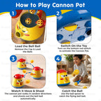 Kid's Ball Shooting Pot and Vacuum Cleaner