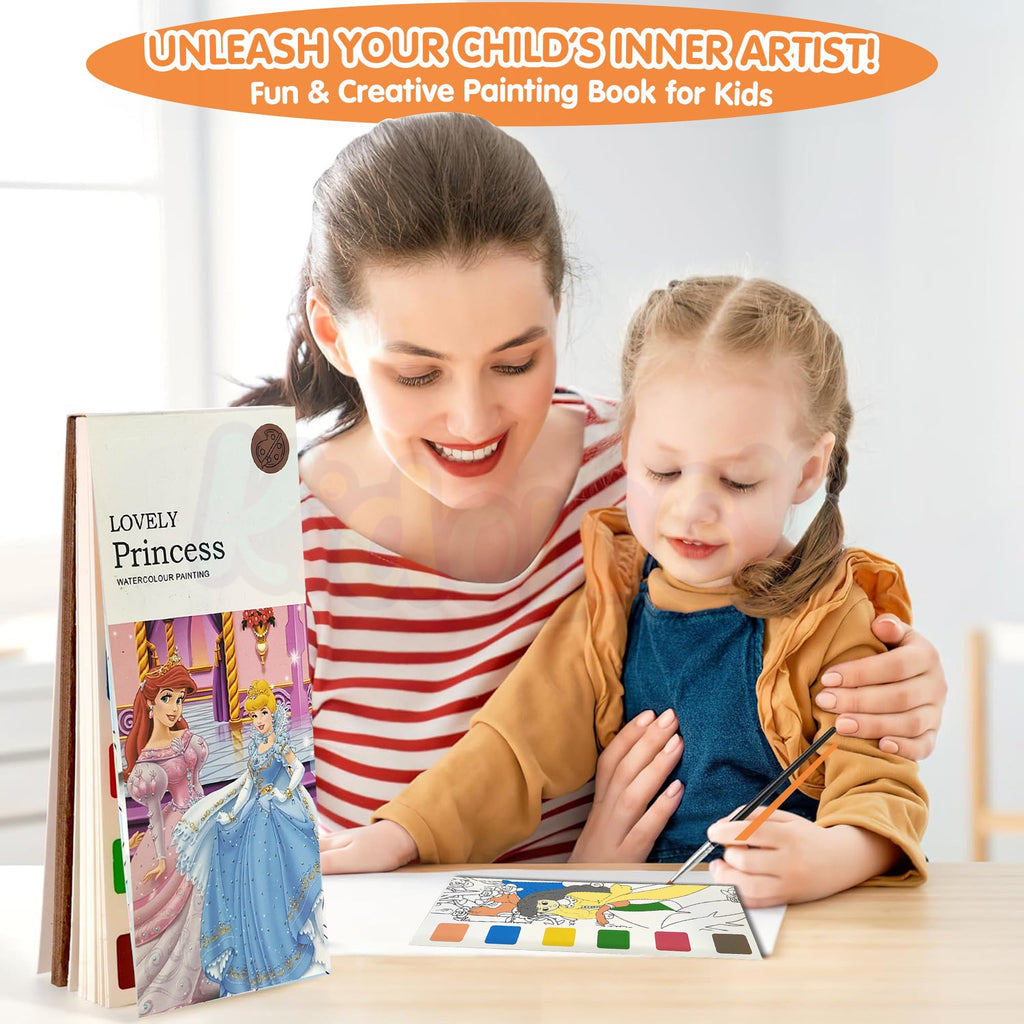 Kids Mini Painting Book – Barbie Theme