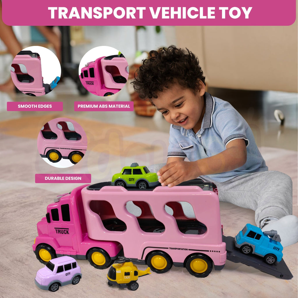 5-in-1 Friction-Powered Truck Toy
