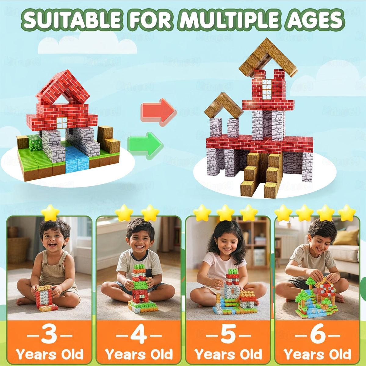 Magnetic Creative Builder Blocks