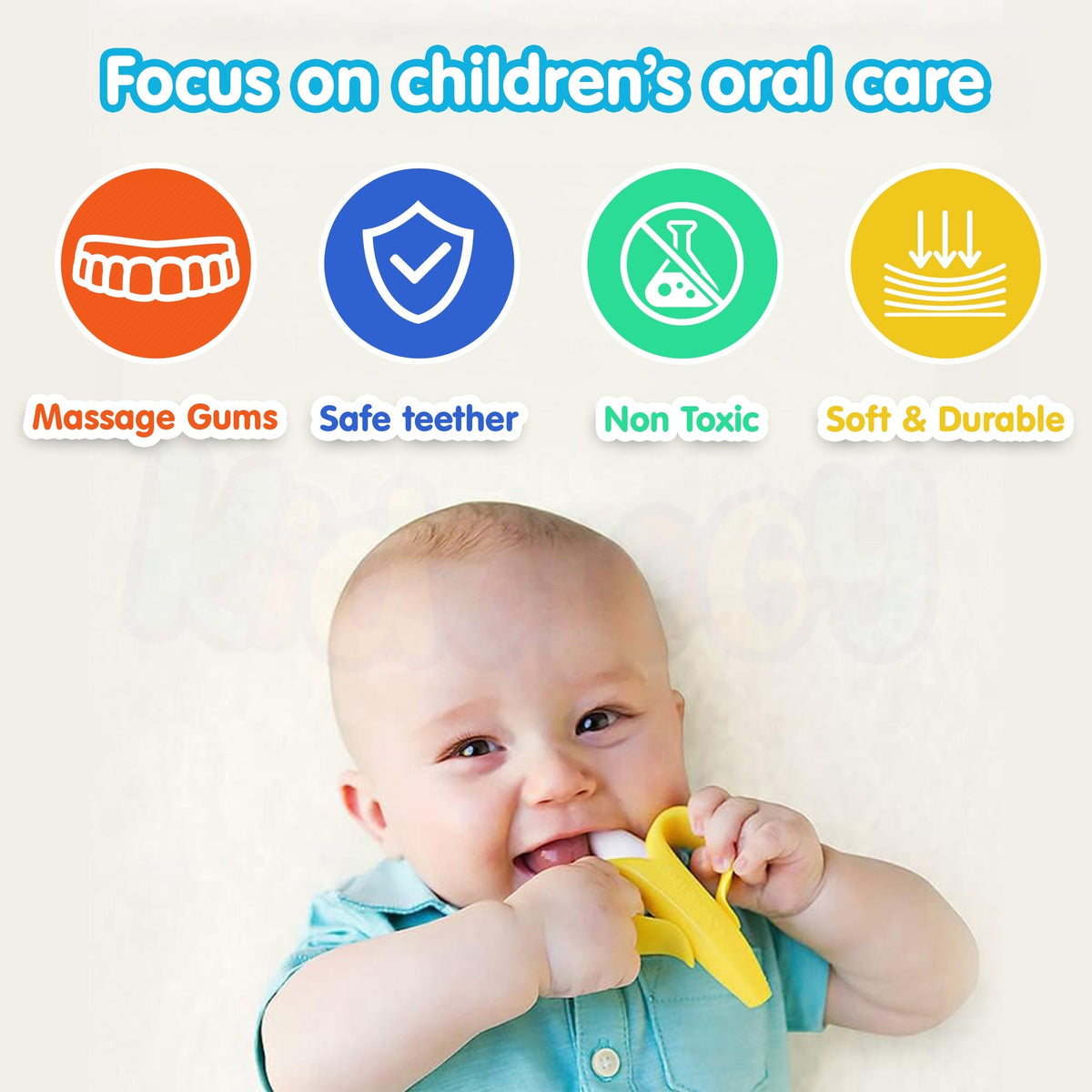 Banana Shaped Teether Baby Toy