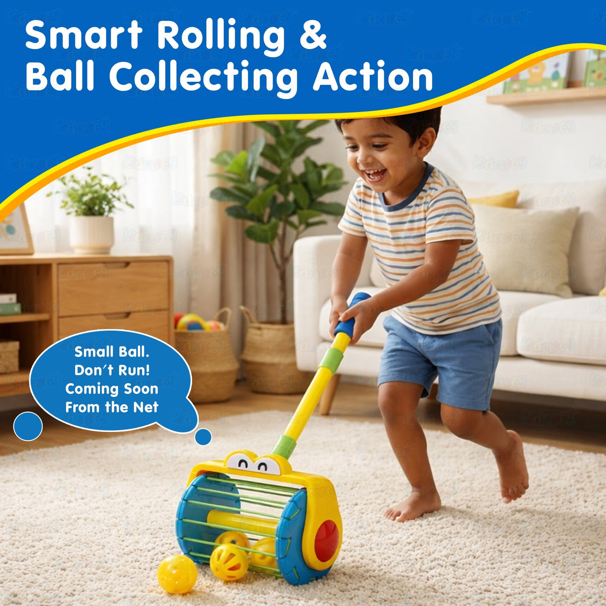 Kid's Ball Shooting Pot and Vacuum Cleaner