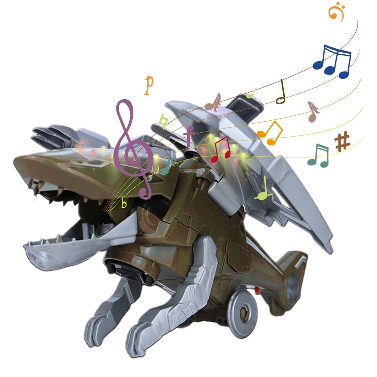 Flash-Spray Go Action LED Musical Chopper