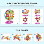 Magnetic Chip Building Block Set (73 Pcs)