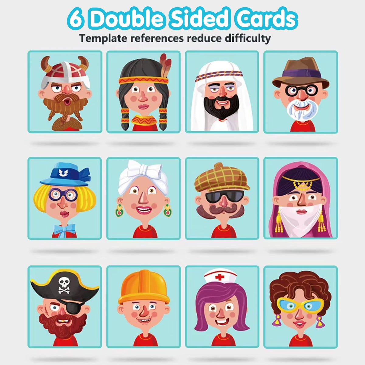 Face Change Magnetic Puzzle Set
