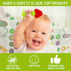 Fruits Shaped Teether Toys – Pack of 5