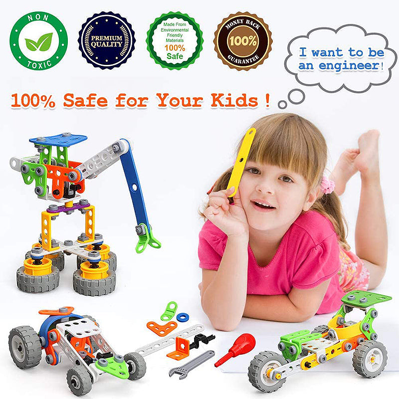 DIY Construction Building Blocks Toy Set
