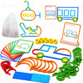 Creative Sticks & Rings Matching Puzzle Toys