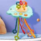 Silicone Pulling String Toy