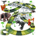 Dinosaur Electric Flexible Rail Track Toy 142 Piece Set